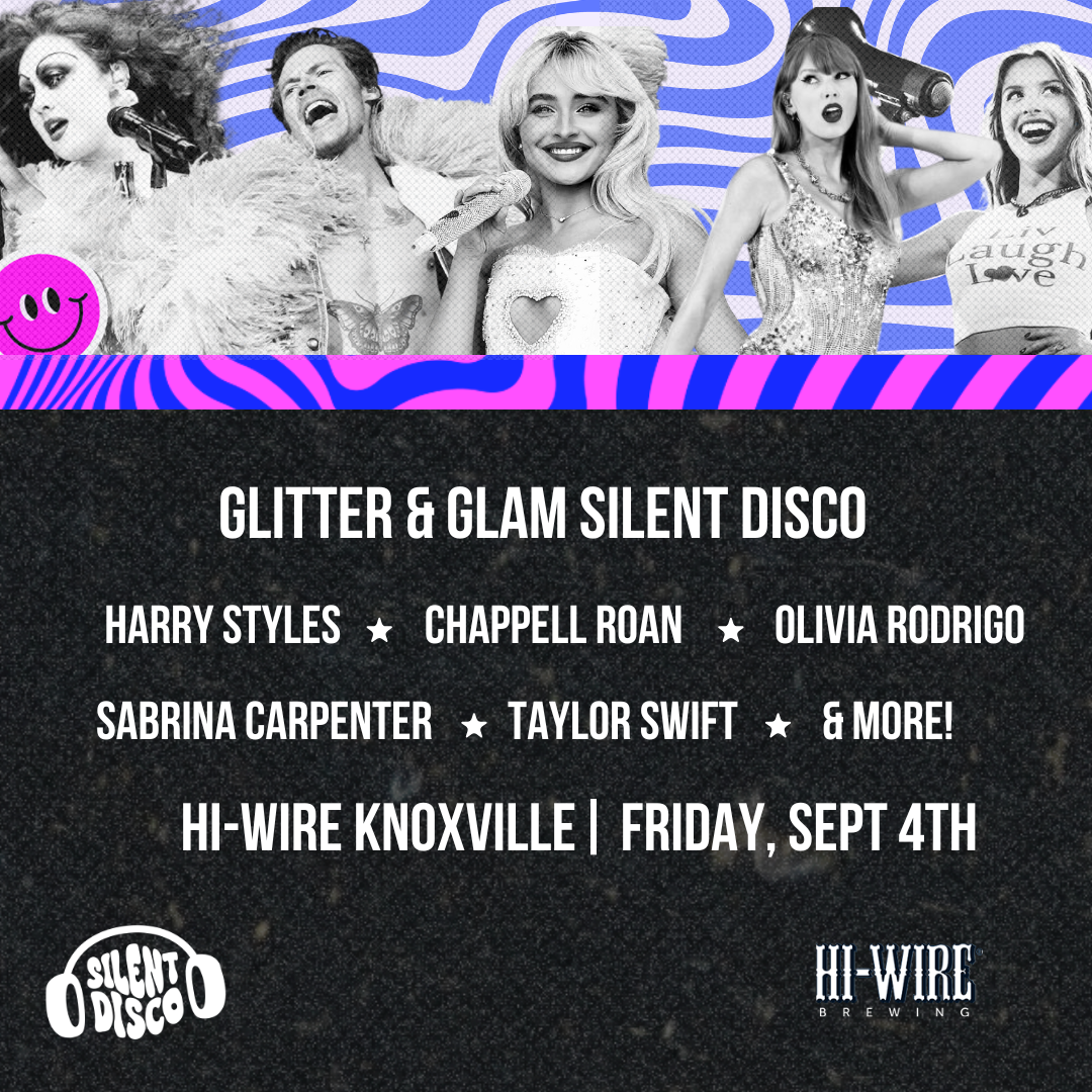Glitter & Glam Silent Disco at Hi-Wire Knoxville