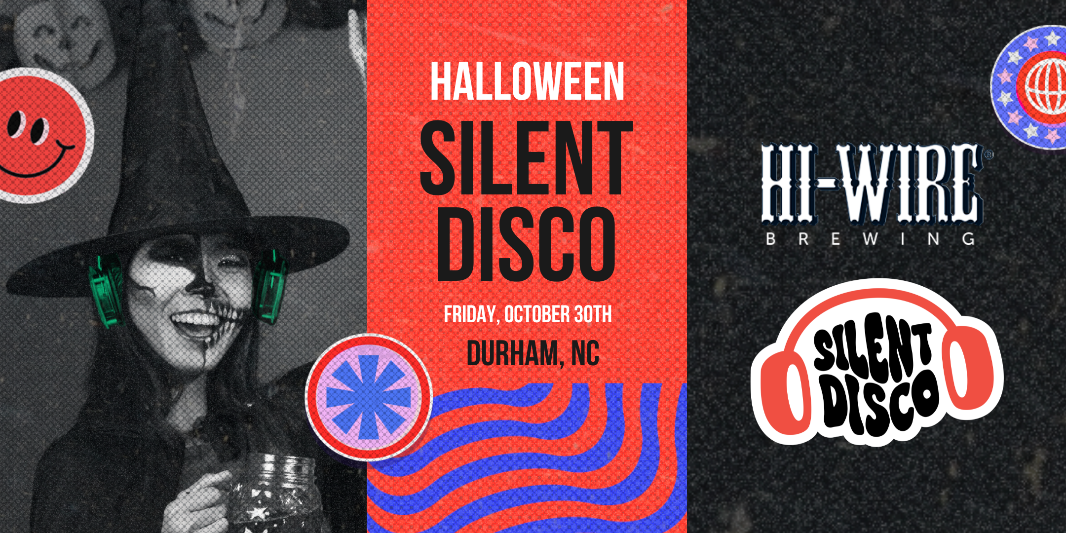 Halloween Silent Disco at Hi-Wire Durham