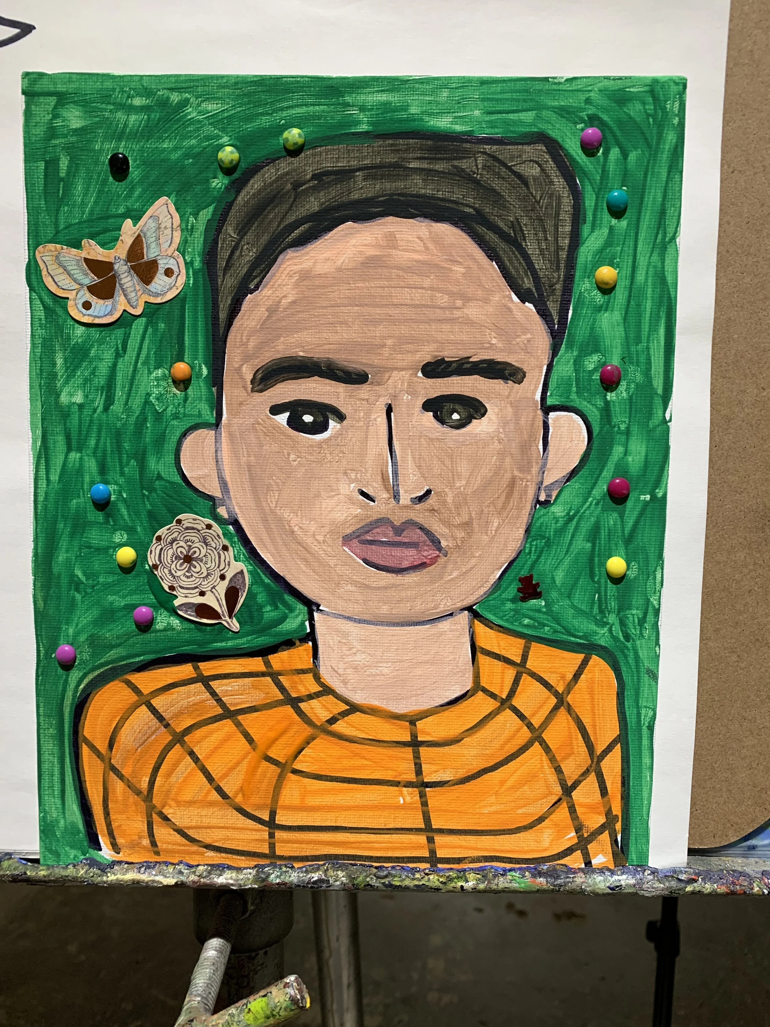 How do you teach a Self Portrait Class to Elementary School Students? 