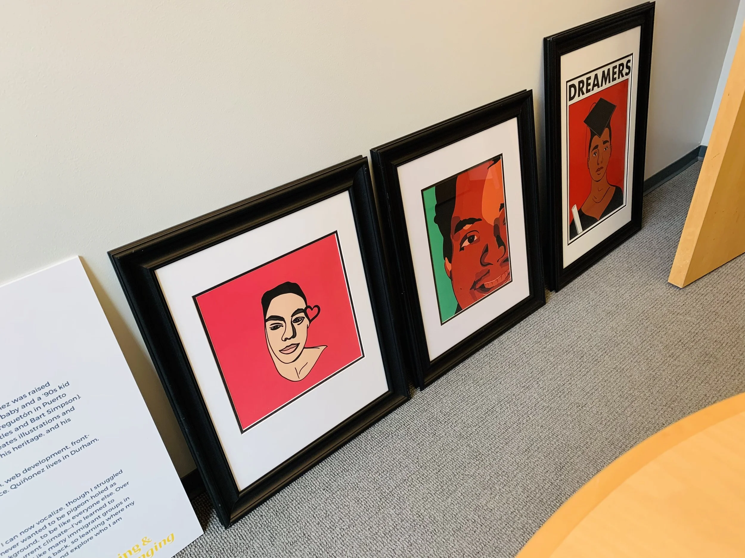 Antonio Alanis, UNC-Chapel Hill Being and Belonging Exhibition Pictures