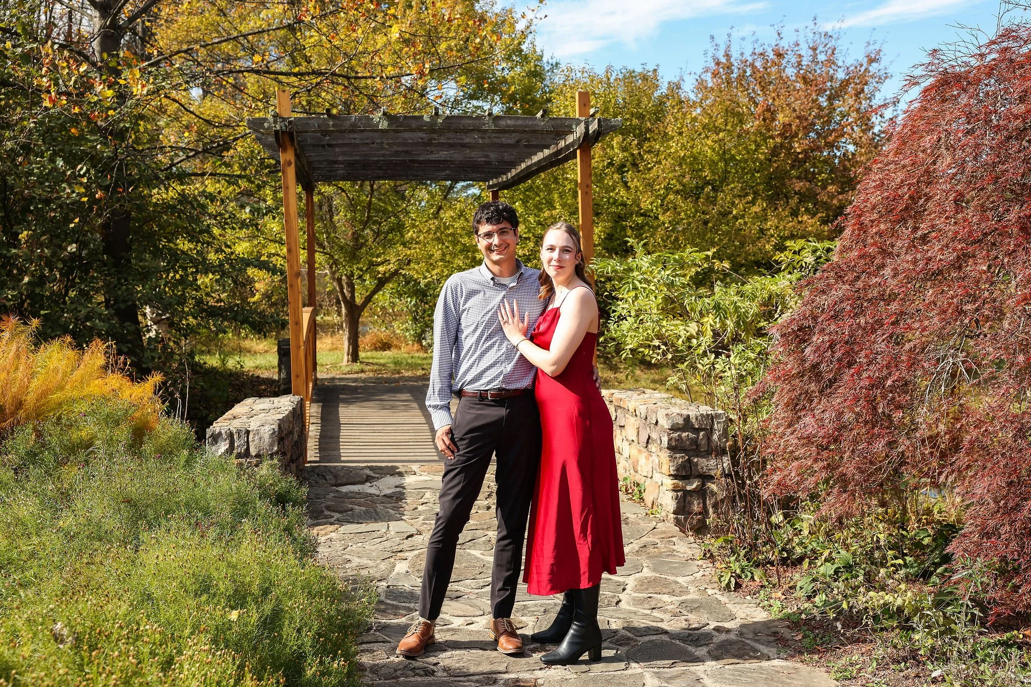 Meadowlark Botanical Gardens Surprise Proposal in Northern Virginia