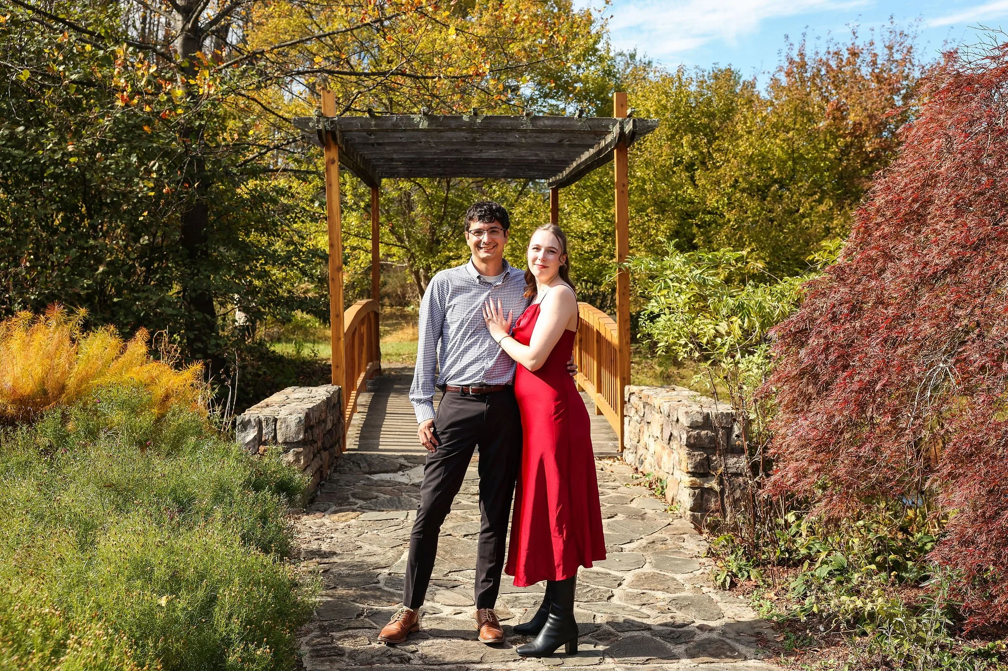 Meadowlark Botanical Gardens Surprise Proposal in Northern Virginia