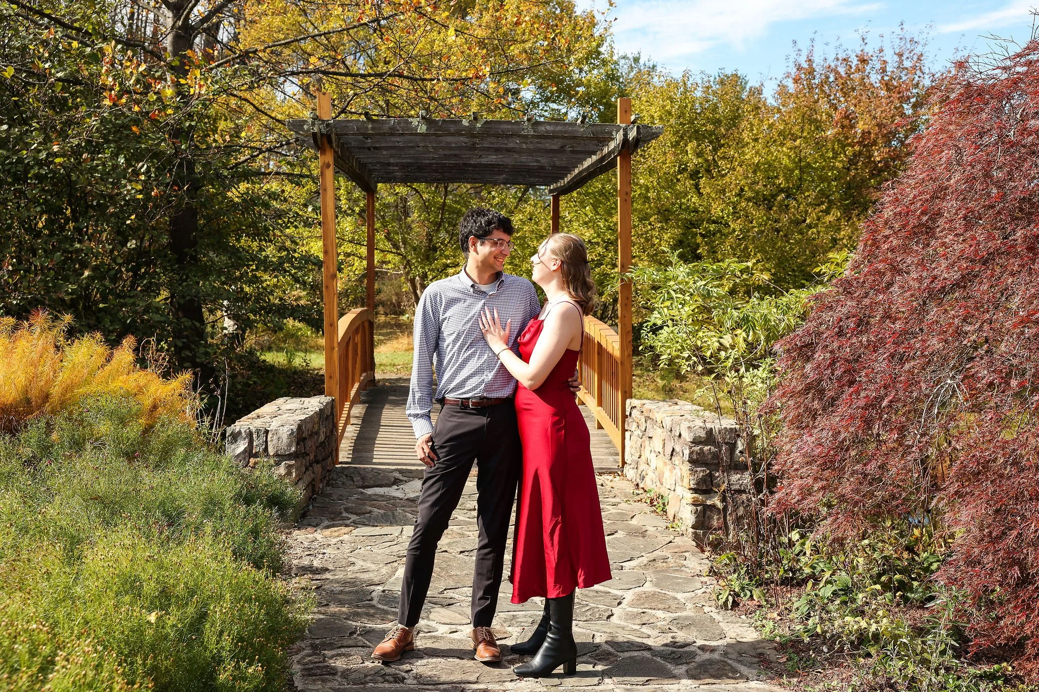 Meadowlark Botanical Gardens Surprise Proposal in Northern Virginia