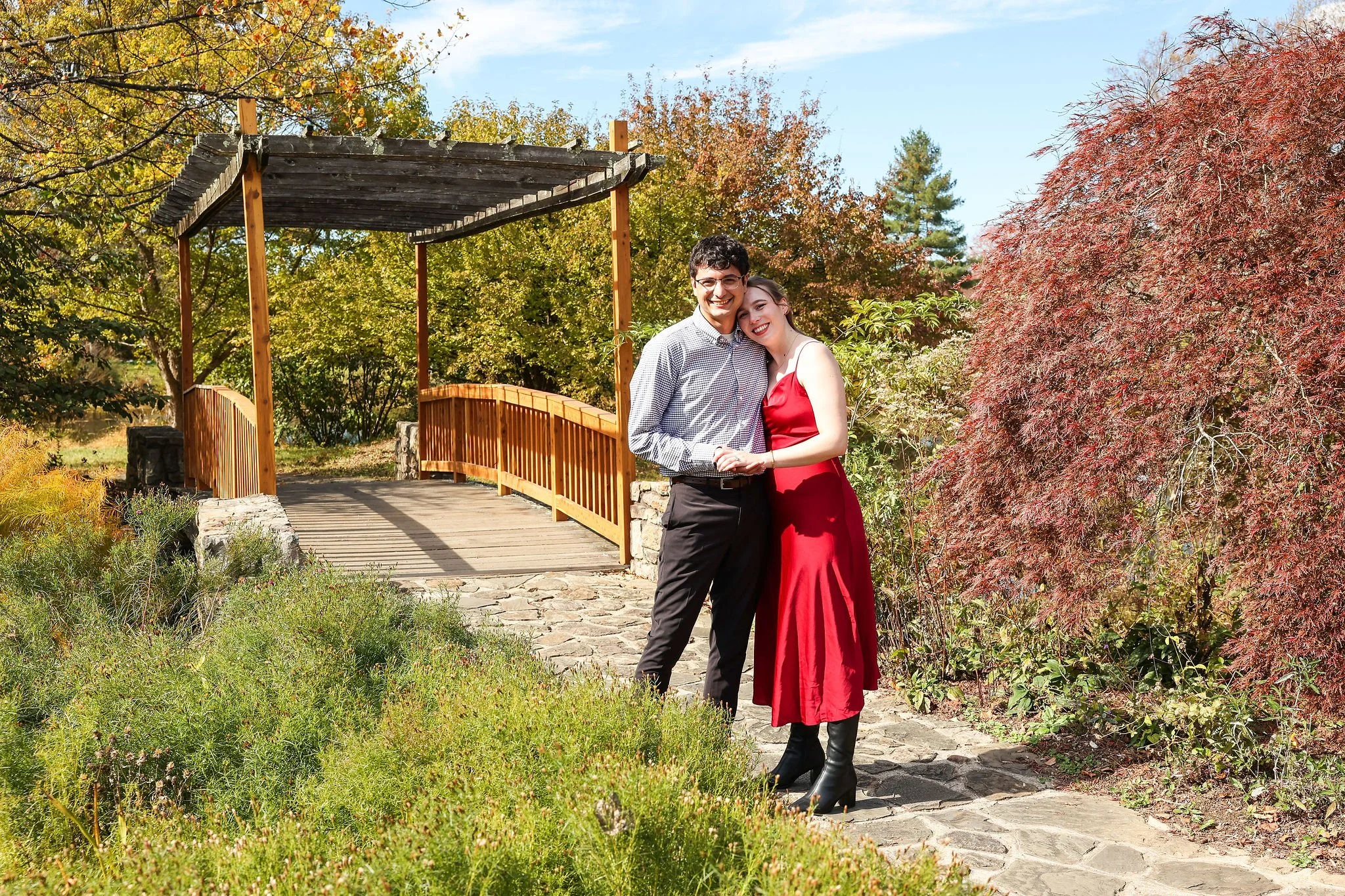 Meadowlark Botanical Gardens Surprise Proposal in Northern Virginia