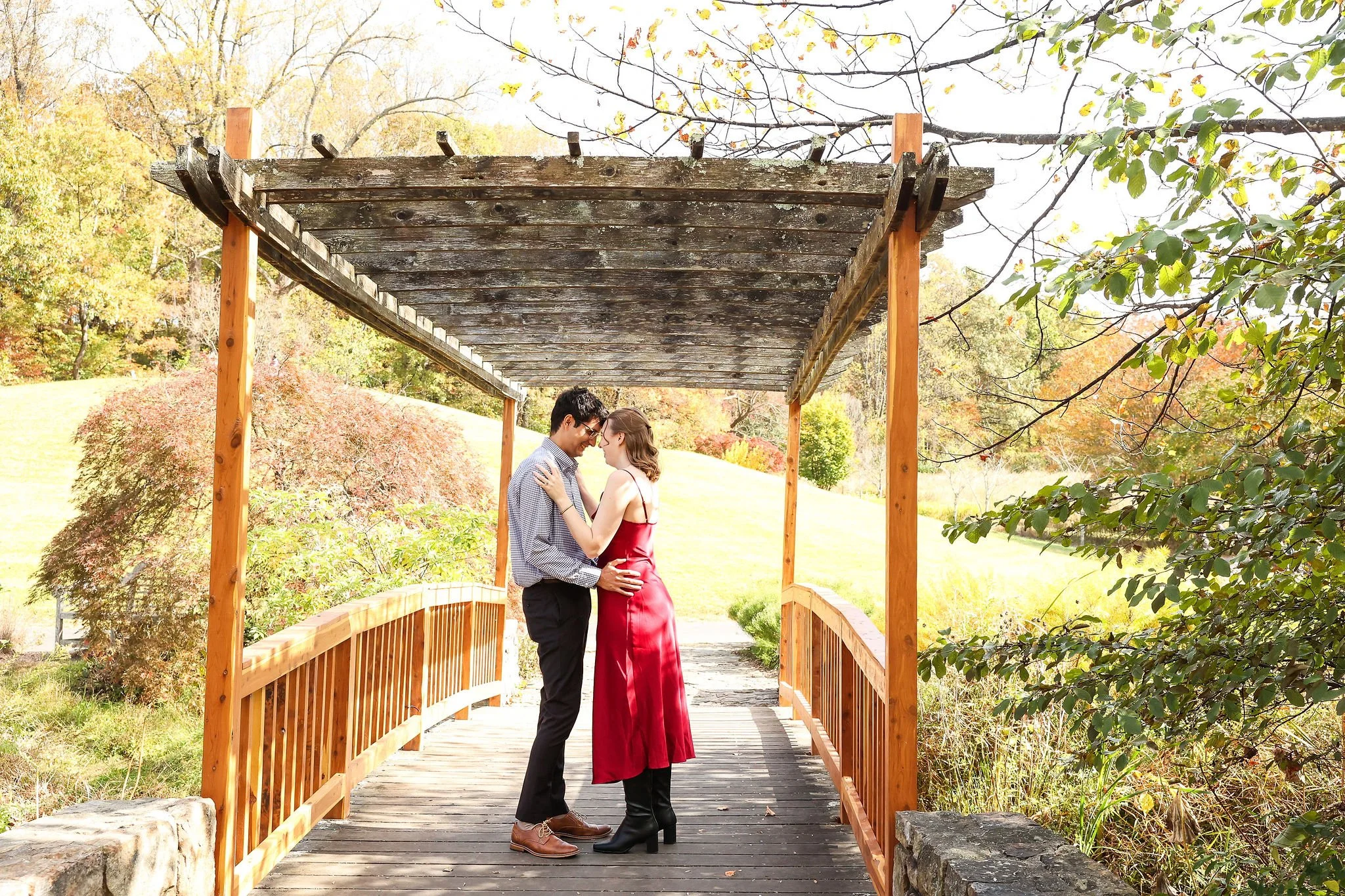 Meadowlark Botanical Gardens Surprise Proposal in Northern Virginia