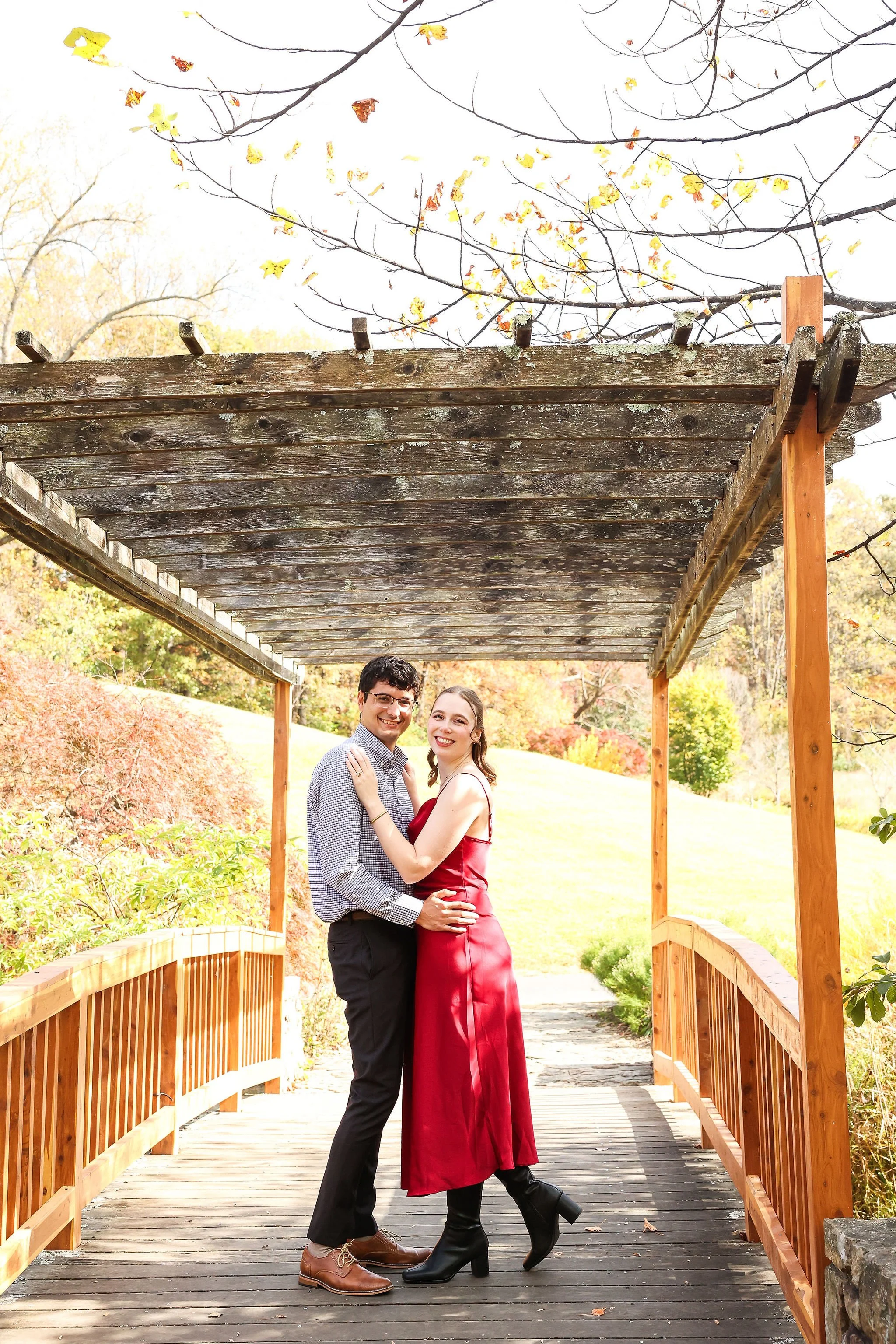 Meadowlark Botanical Gardens Surprise Proposal in Northern Virginia