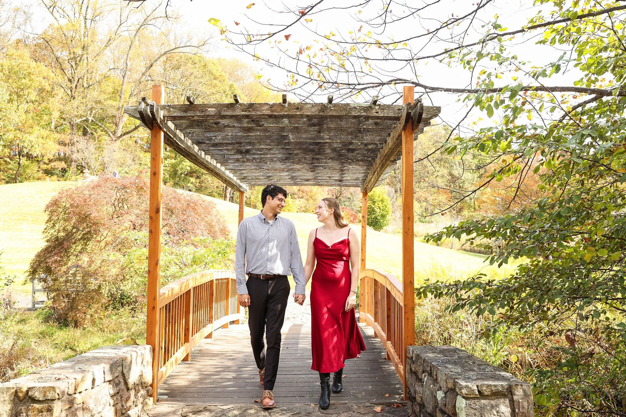 Meadowlark Botanical Gardens Surprise Proposal in Northern Virginia