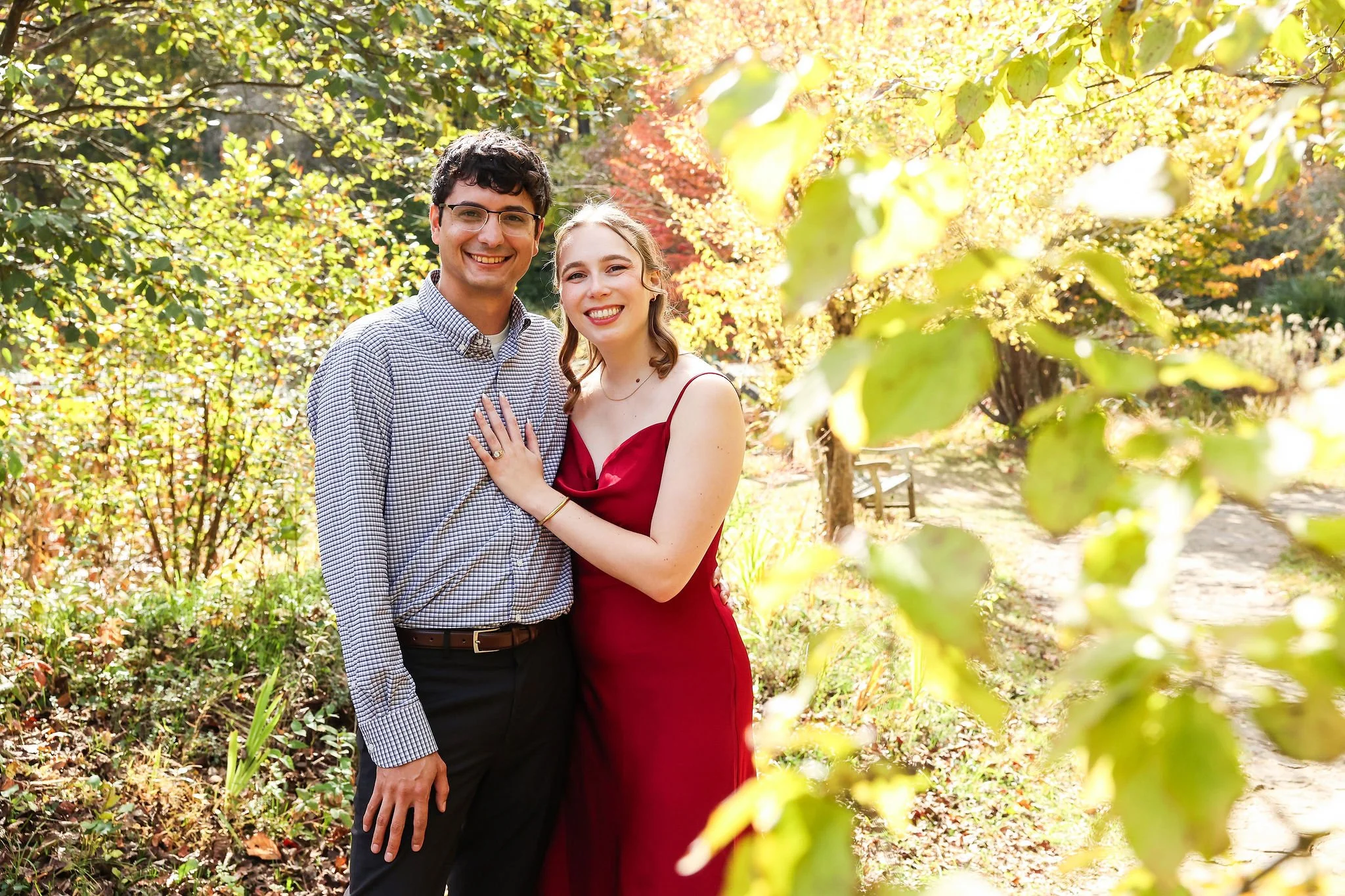 Meadowlark Botanical Gardens Surprise Proposal in Northern Virginia