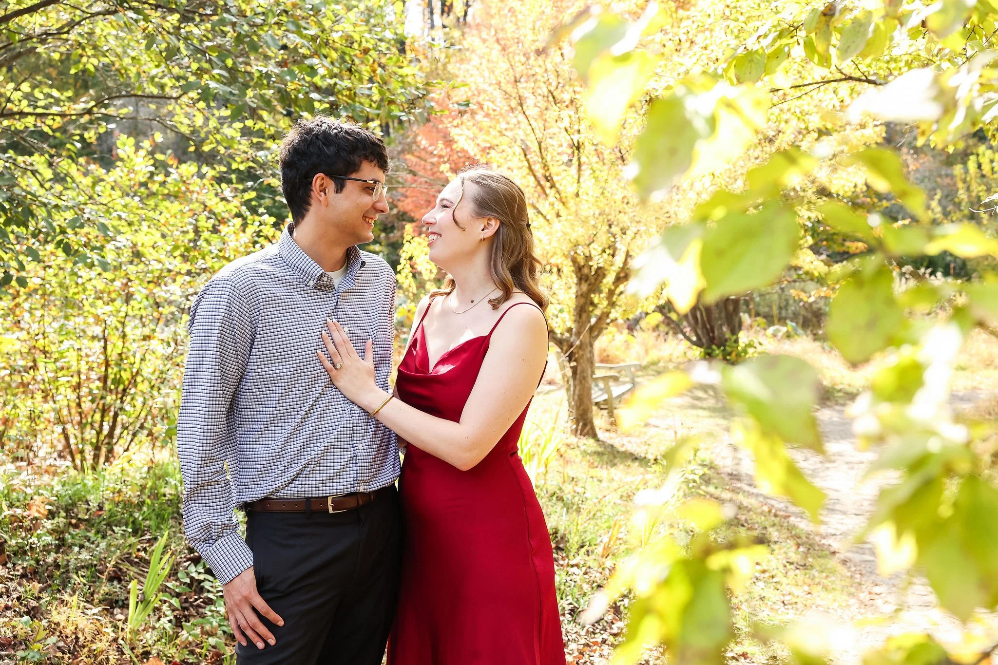 Meadowlark Botanical Gardens Surprise Proposal in Northern Virginia