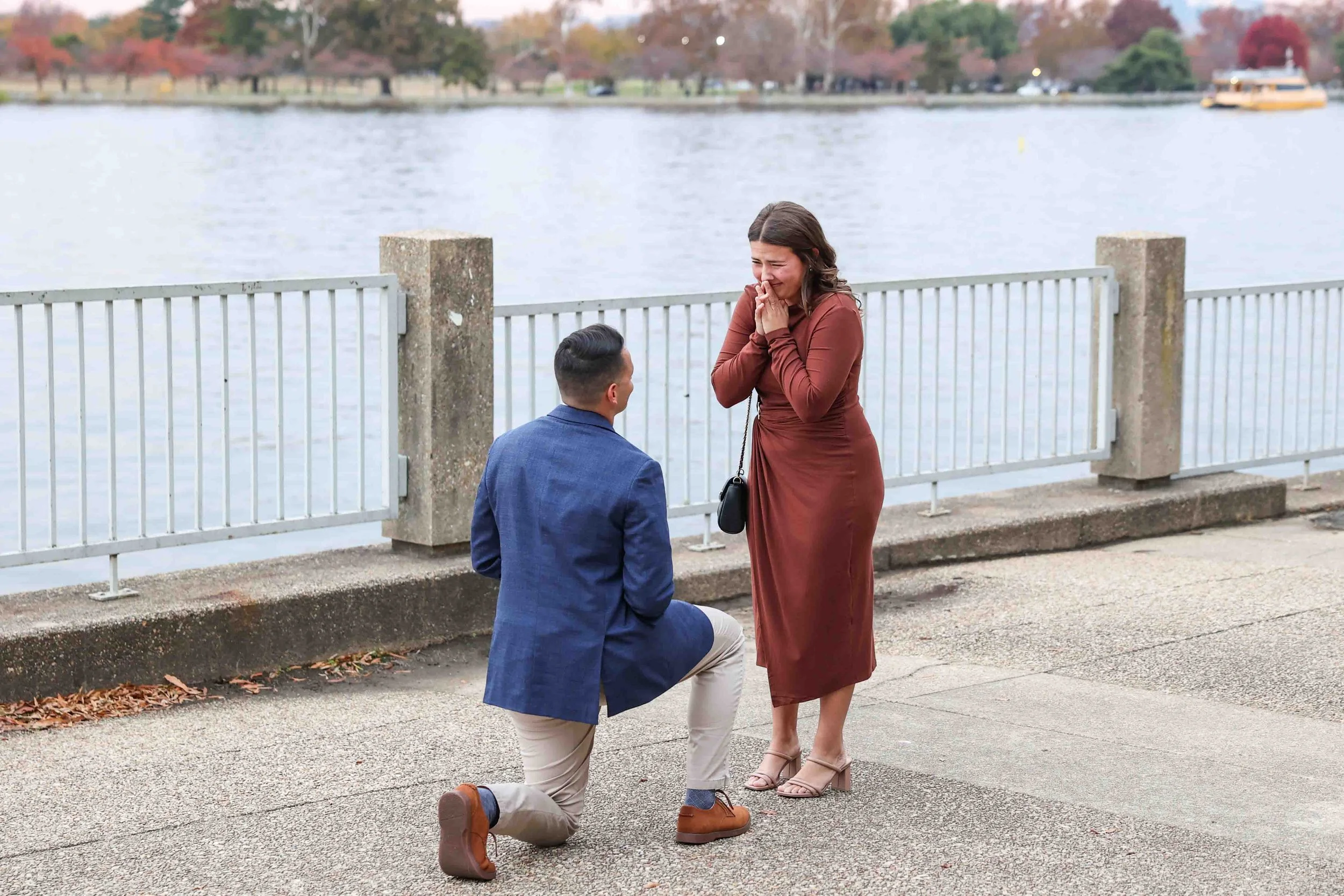 DC Waterfront Surprise Proposal at the Titanic Memorial