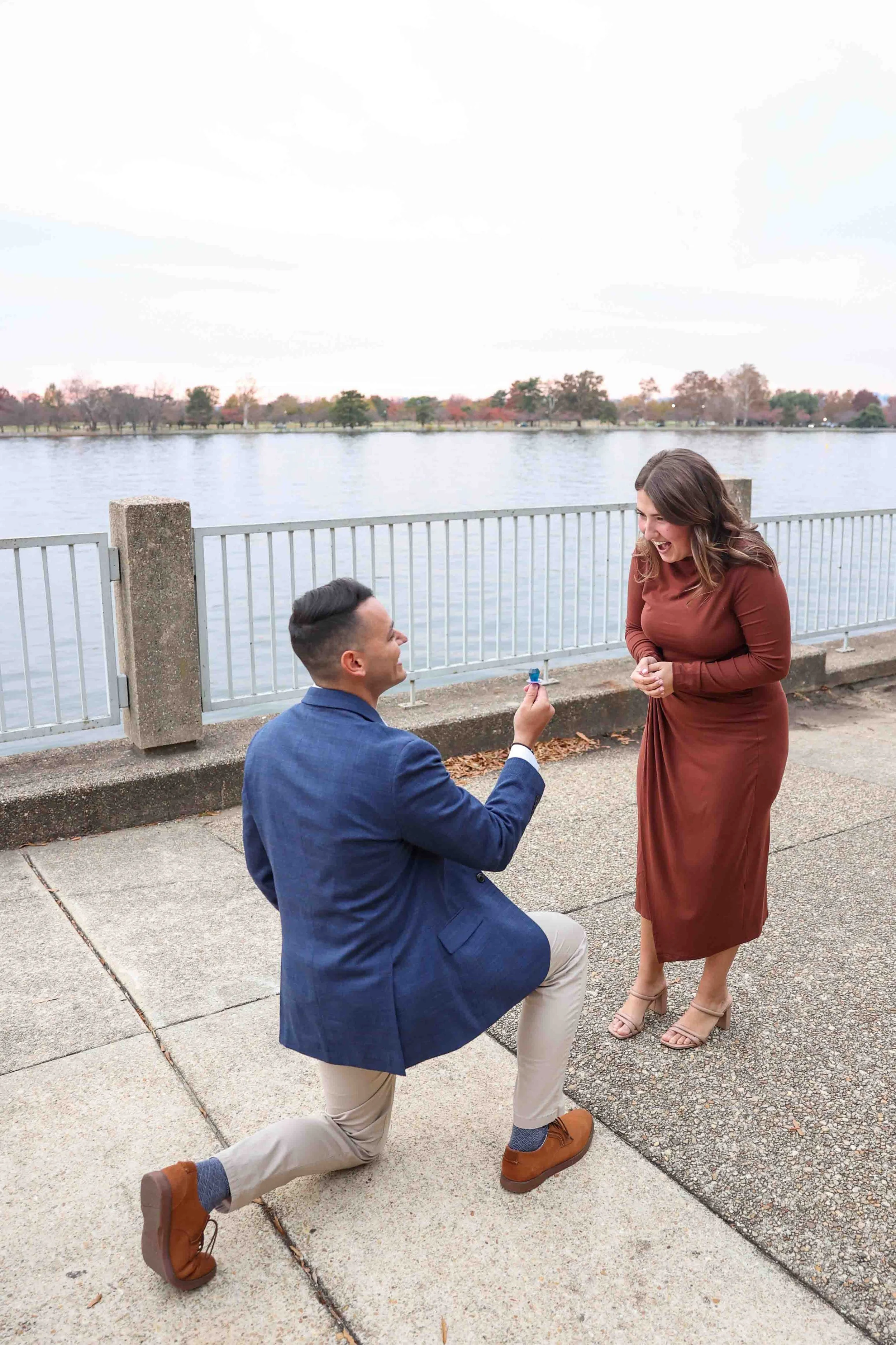 DC Waterfront Surprise Proposal at the Titanic Memorial