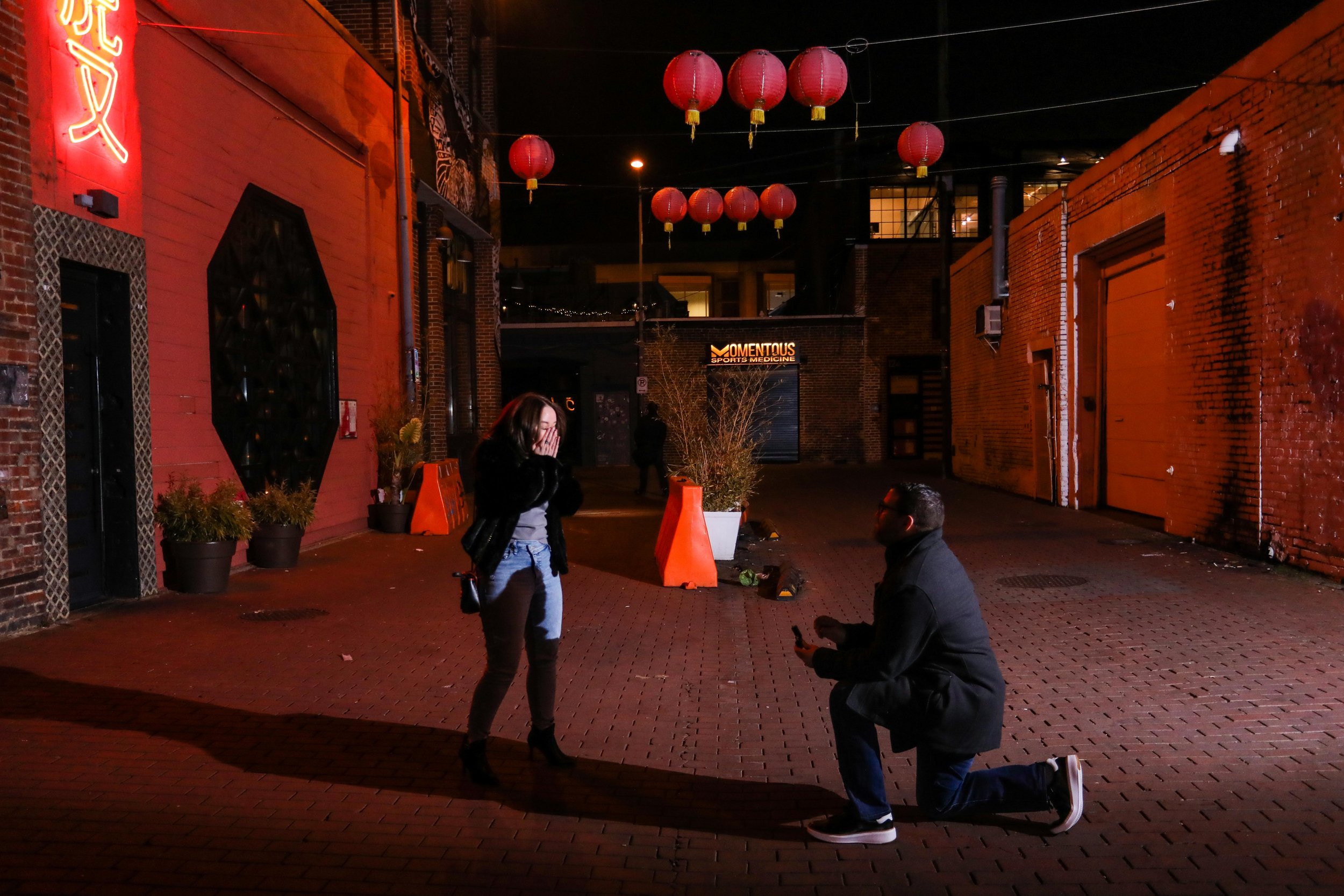 DC Blagden Alley Surprise Proposal