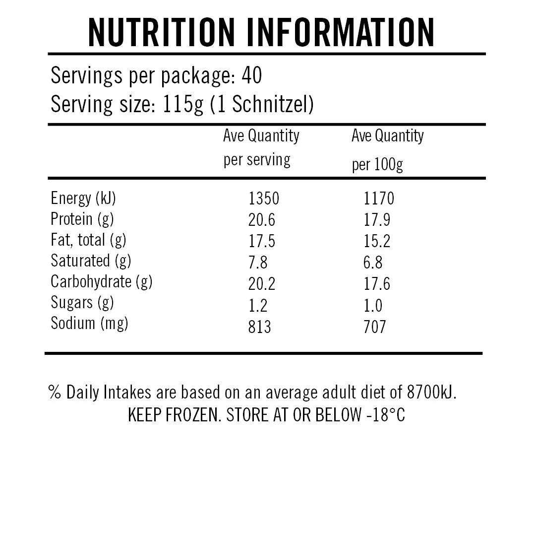 Veal Schnitzel — Leader NZ