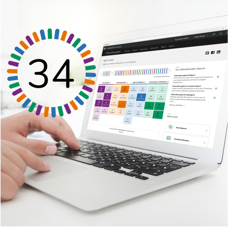 Paperback & Full 34 Strengths Assessment Bundle