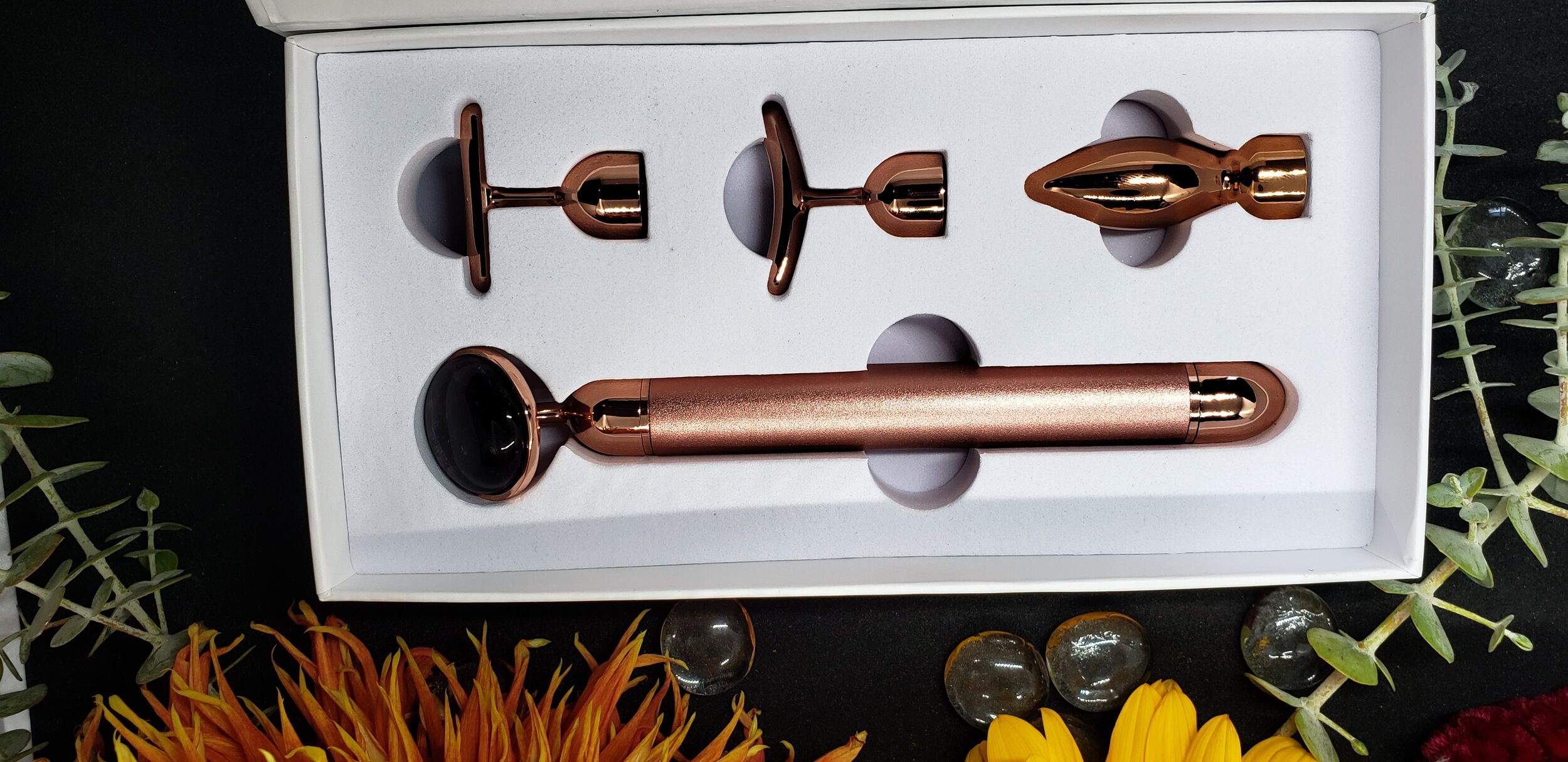 Vibrating Facial Roller Set