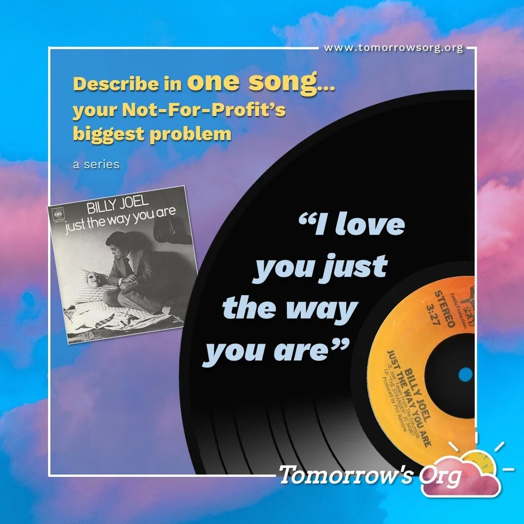 A romantic who never needs their partner to change? Probably the recipe for a happy, long lasting relationship. 

A cohort of volunteers who want &lsquo;their&rsquo; Not-For-Profit to never change? For many org&rsquo;s this is the challenge that last
