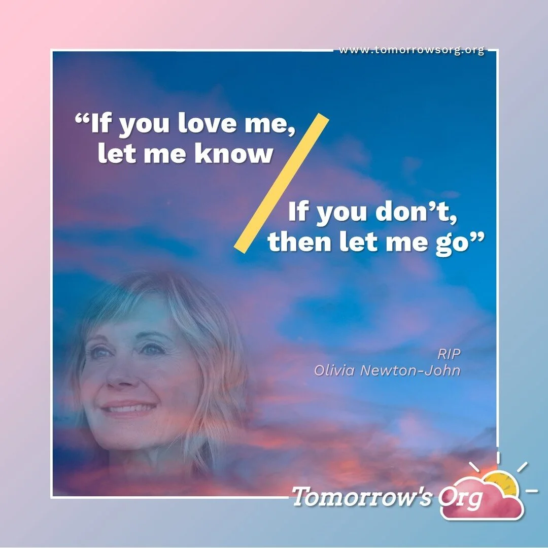 Remembering the mighty Olivia Newton-John this week, #NotForProfit leaders can learn from the CLARITY and DECISIVENESS at the heart of her big hits:

- &lsquo;You&rsquo;re The One That I Want&rsquo;
- &lsquo;I Honestly Love You&rsquo;
- &lsquo;Let Me