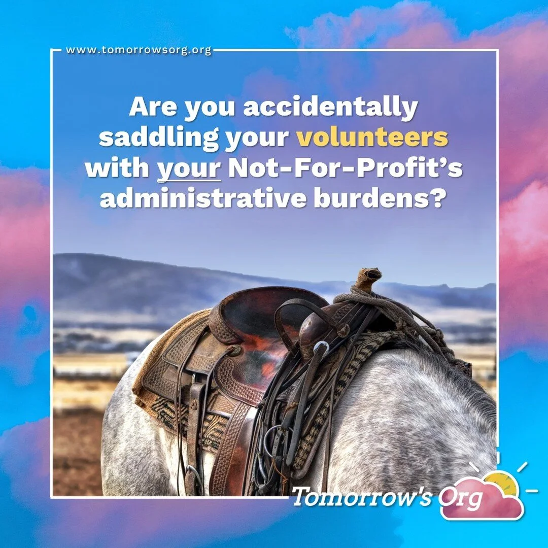 It&rsquo;s a fact of life that there are more requirements for volunteers today than in decades past

(Handled well, most Not-For-Profits will BENEFIT from a volunteer cohort willing to go through some &lsquo;hoops&rsquo; to contribute.)

What&rsquo;