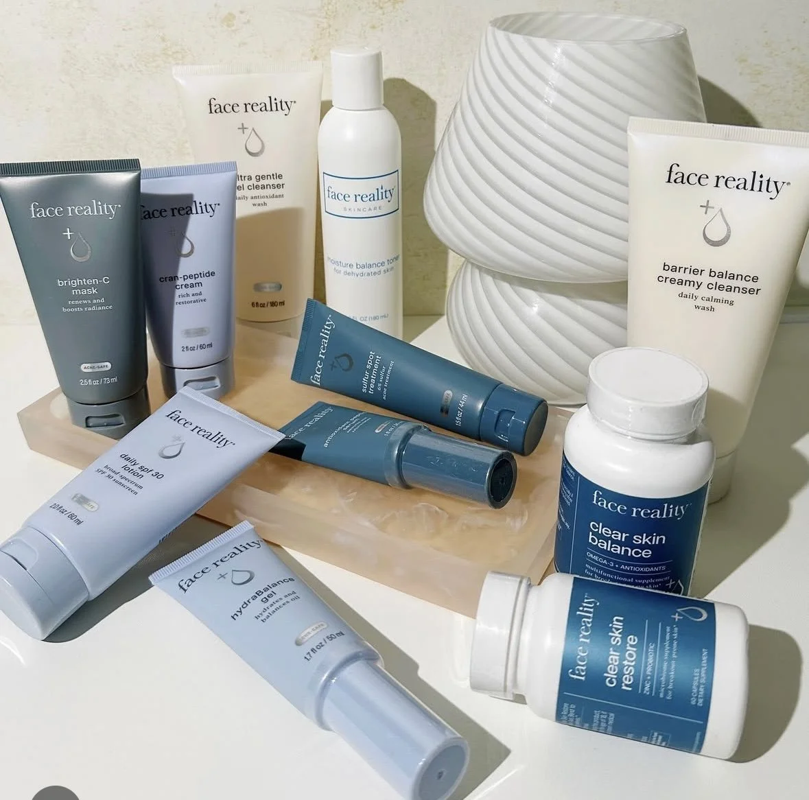 Acne skincare consultation using Face Reality clear skin method in Wayzata, Minnesota.