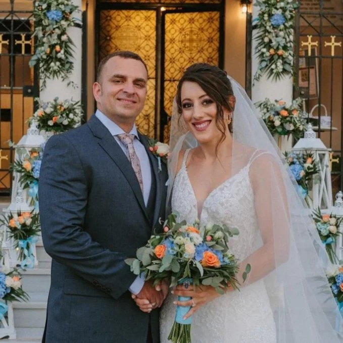 Bride with smooth, luminous complexion after professional wedding skincare routine and facials.