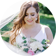 Real bride glowing after professional wedding facials and personalized skincare plan in Minnesota.