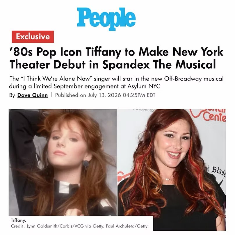 ’80s Pop Icon Tiffany to Make New York Theater Debut in Spandex The Musical (People Exclusive)