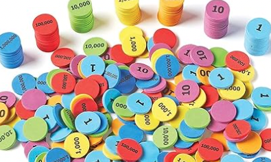 Base Ten Place Value Disks