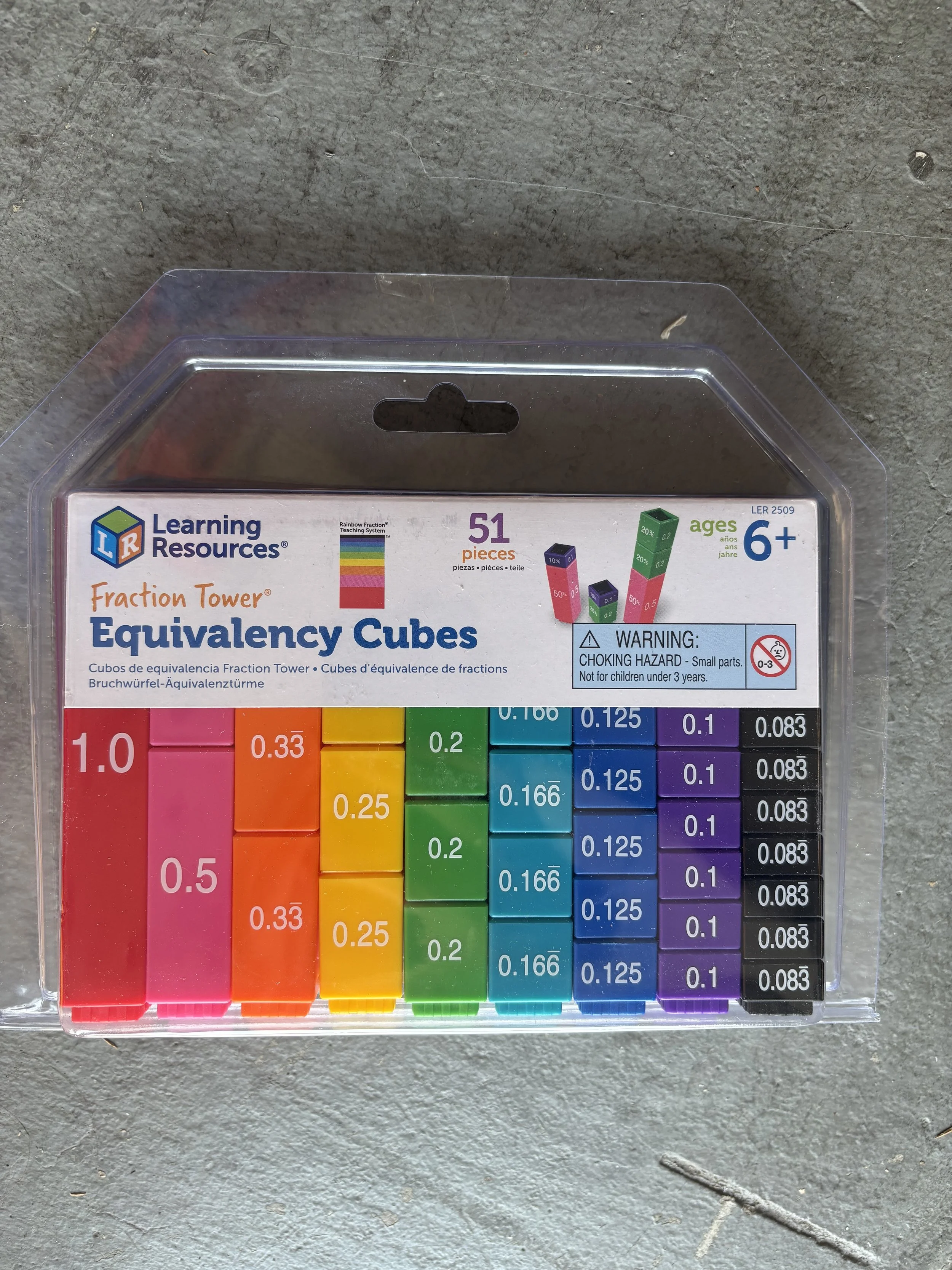 Equivalency Cubes