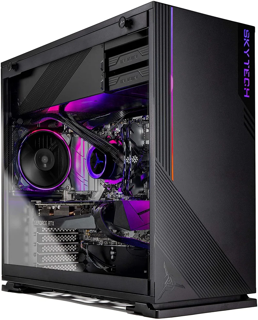 Azure Gaming Pc Ryzen 3600 And 3070 Skytech Azure R5-3070 Gaming