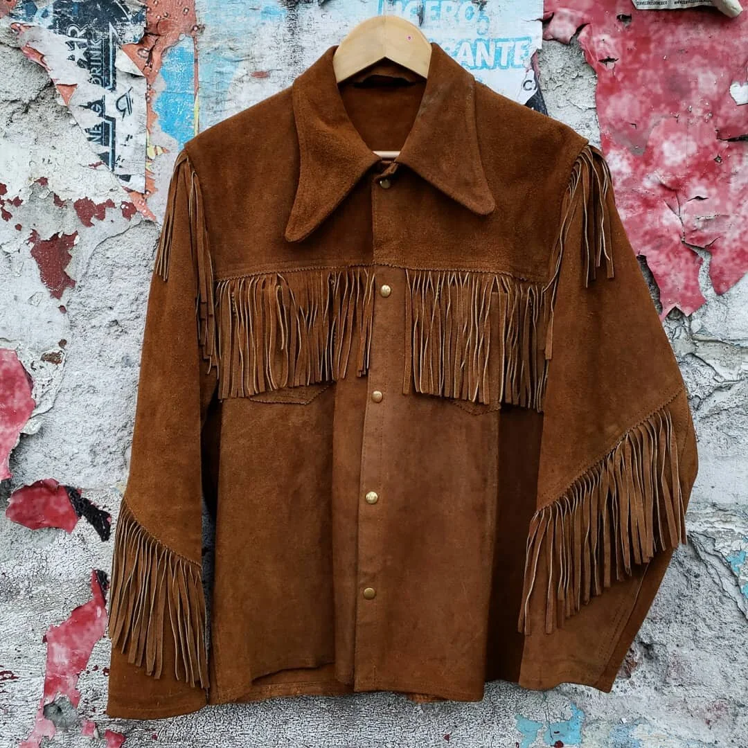 1970's Fringe Suede Leather Jacket