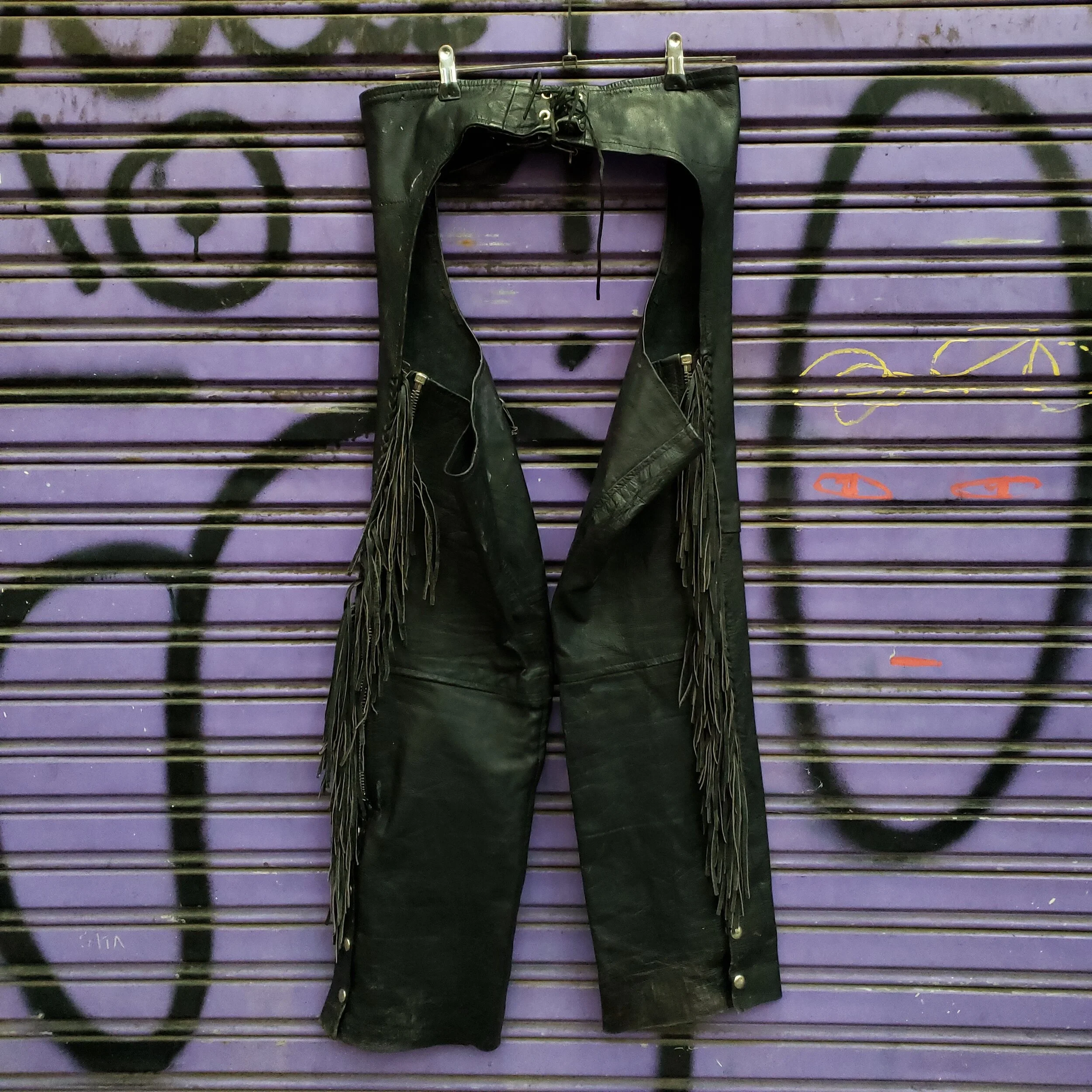 1980's Motley Motorcycle Chaps