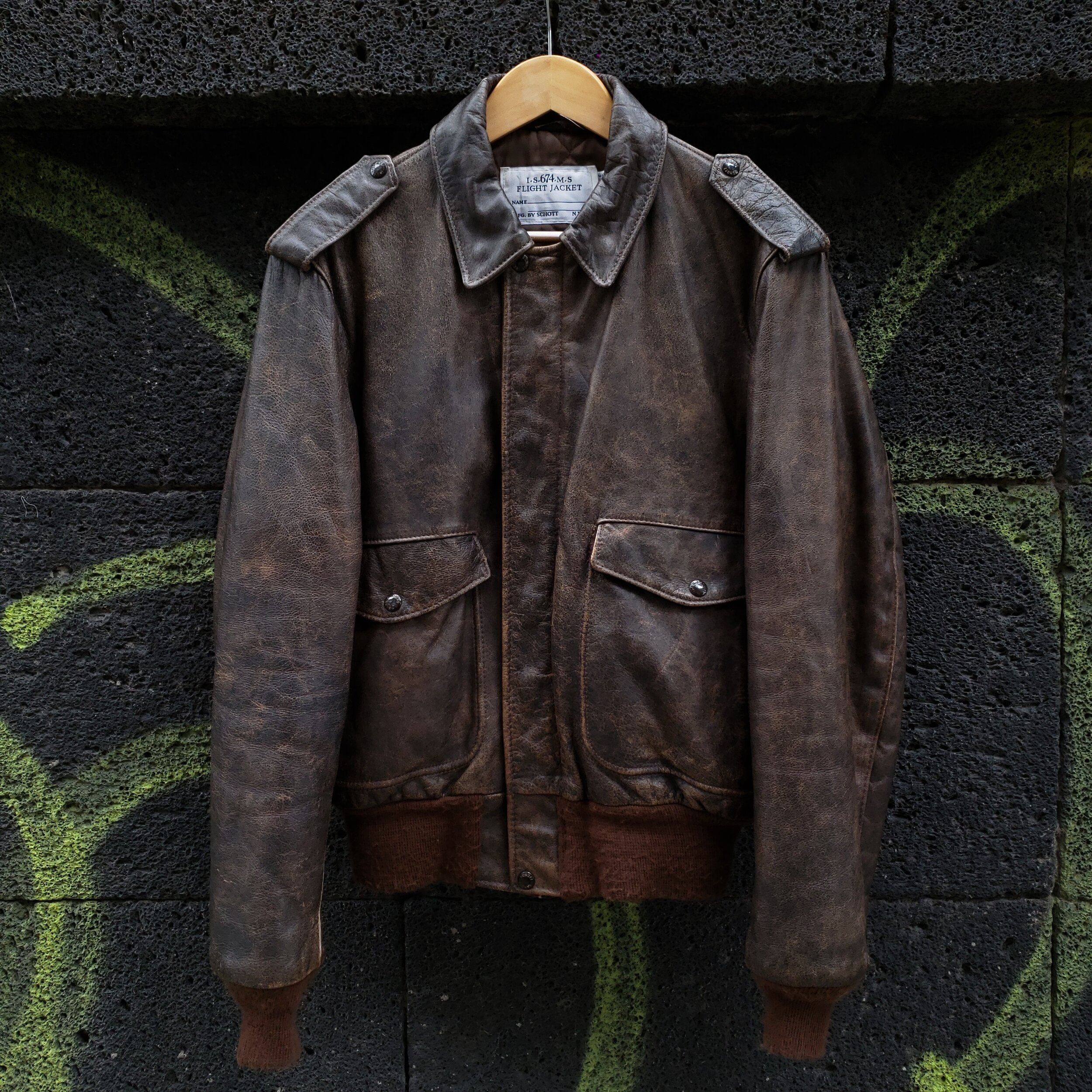 I.S.674.M.S Flight Jacket by Schott