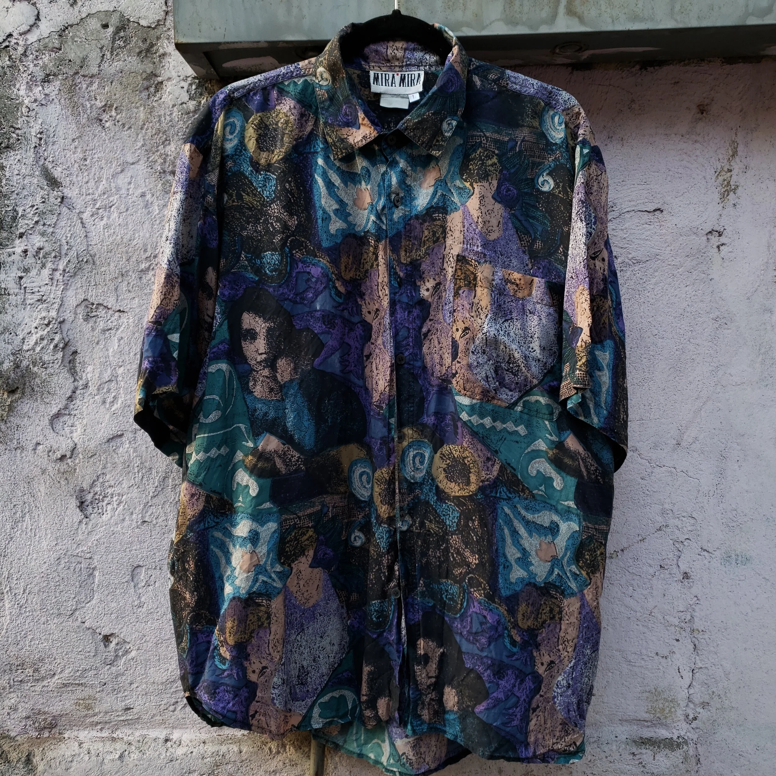 1980's Mira Mira Silk Shirt