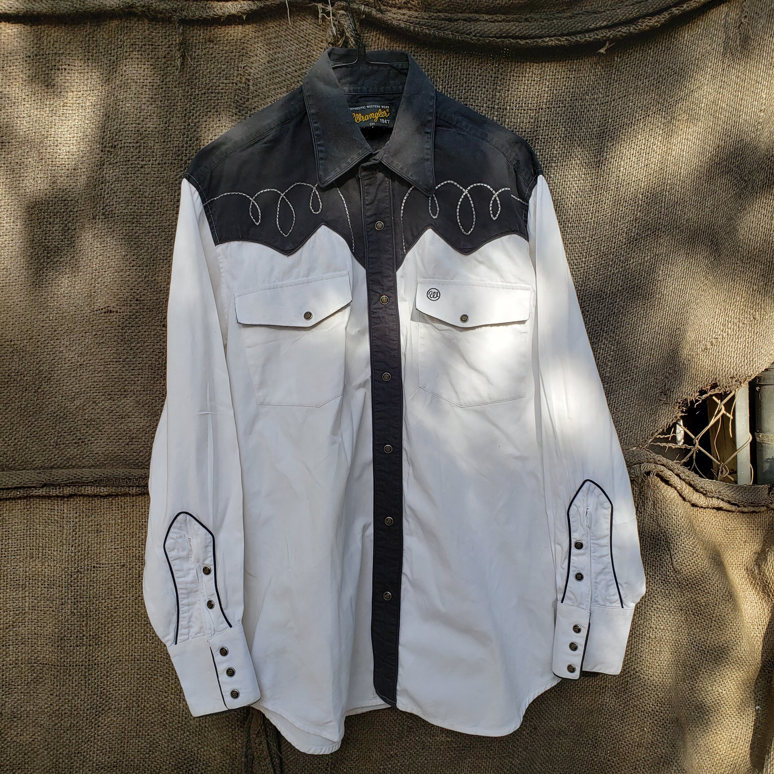 1980's Wrangler Wester Cowboy Shirt