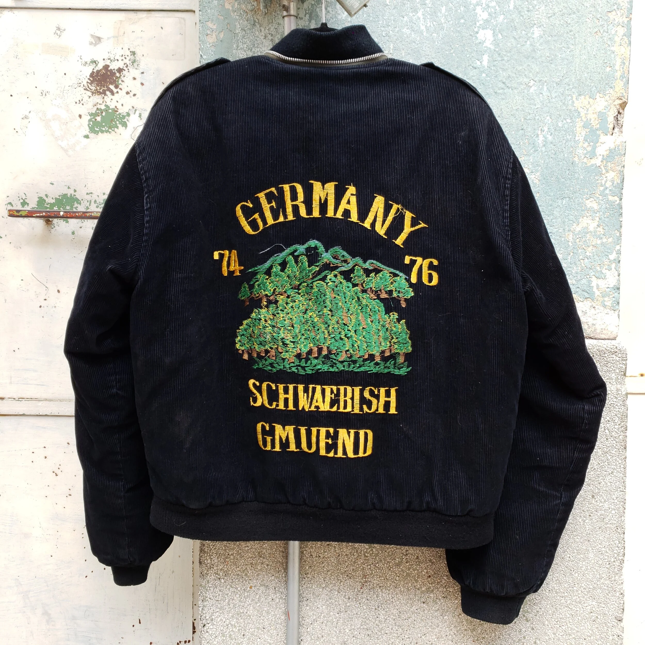 1970's Corduroy Germany Schwaebish Gmuend Jacket