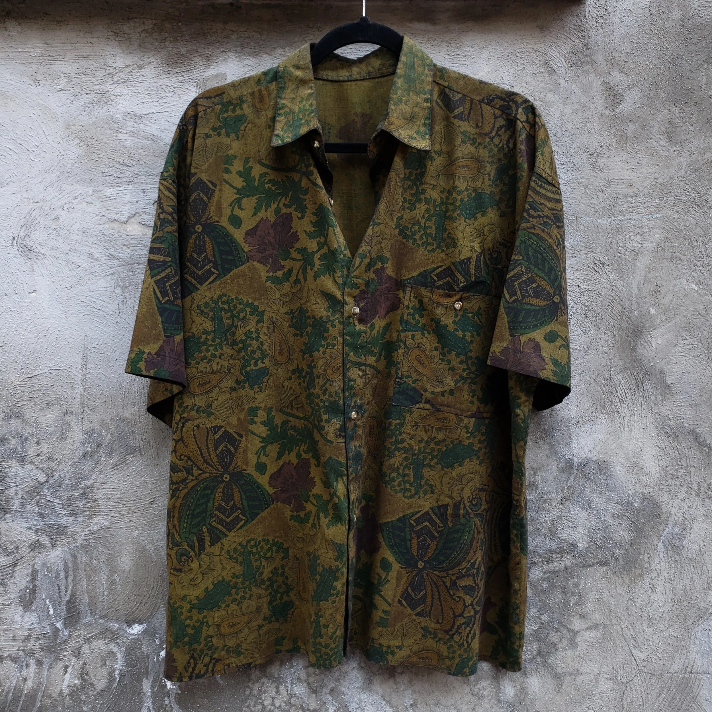 1980's Abstract Cotton Shirt
