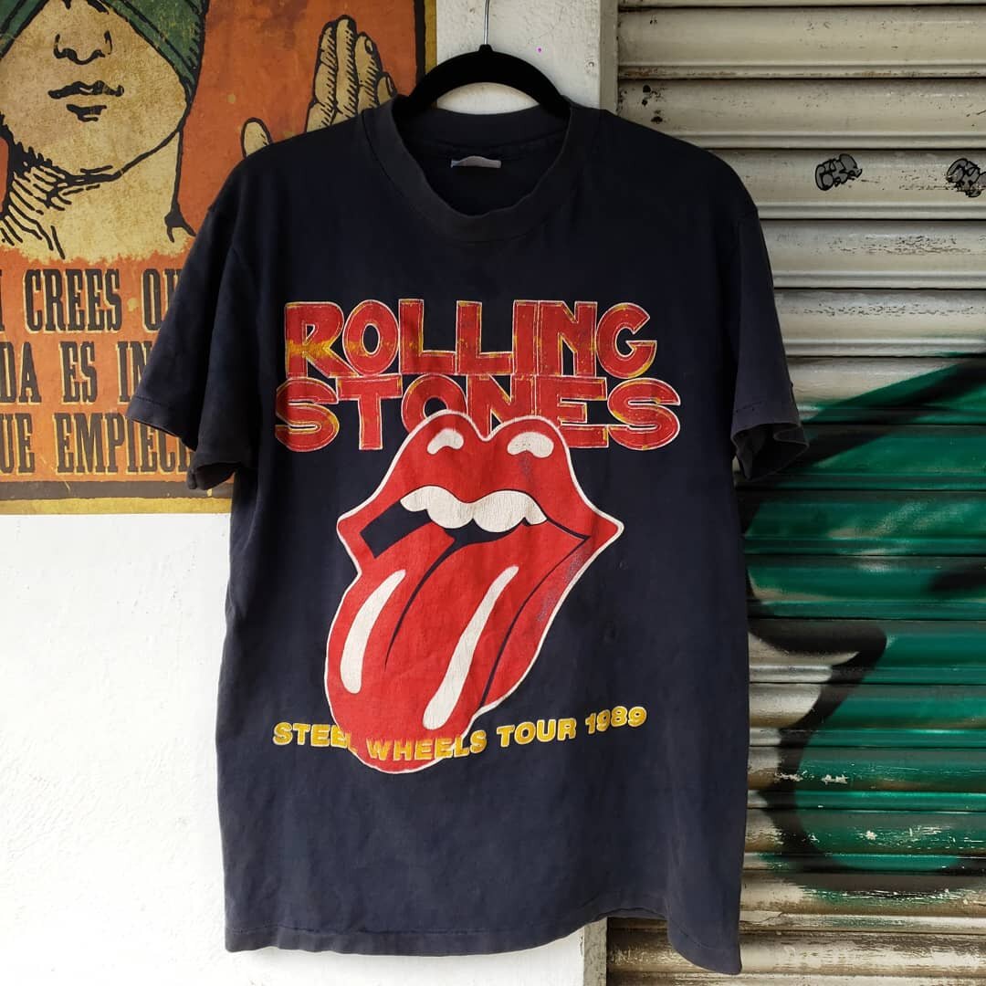 1989 Rolling Stones Steel Wheels Single Stitch Tee