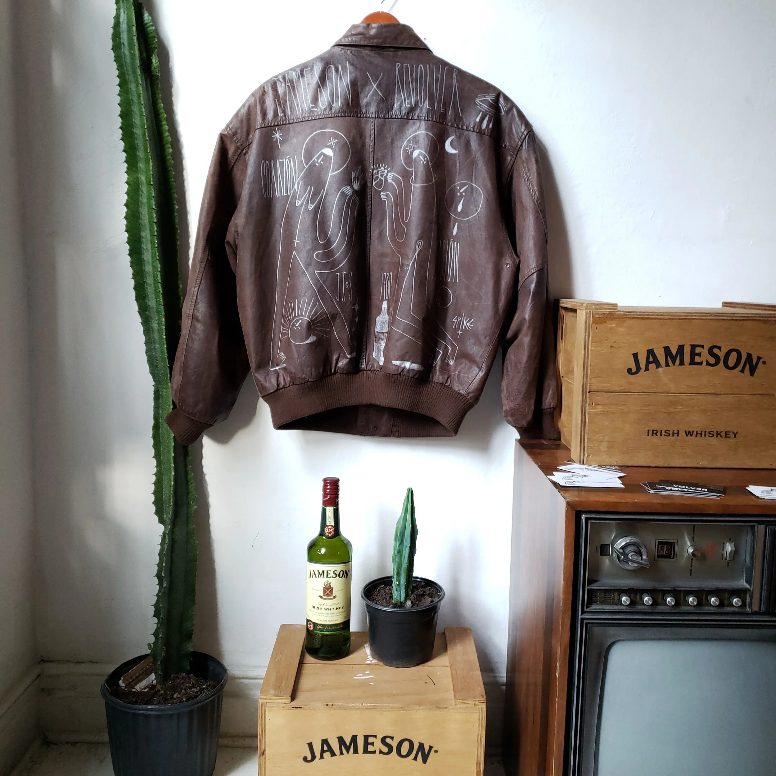 1980's Flight Leather Jacket by Spikedisko