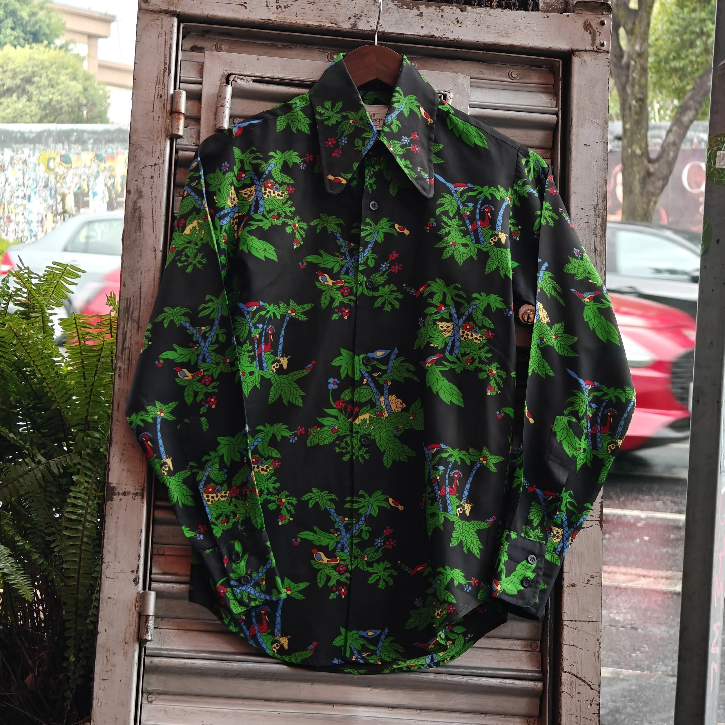 1970s D’Berelli Tropical Disco Shirt