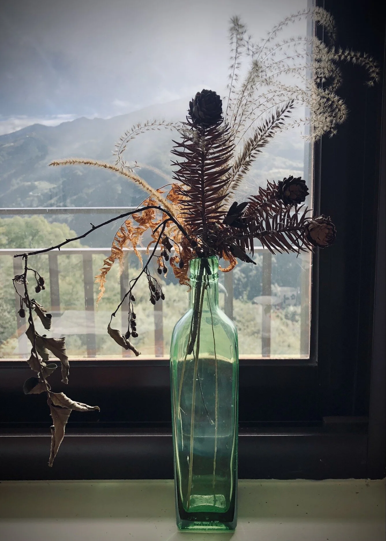 botanical watercolor painting - mountain floral inspiration