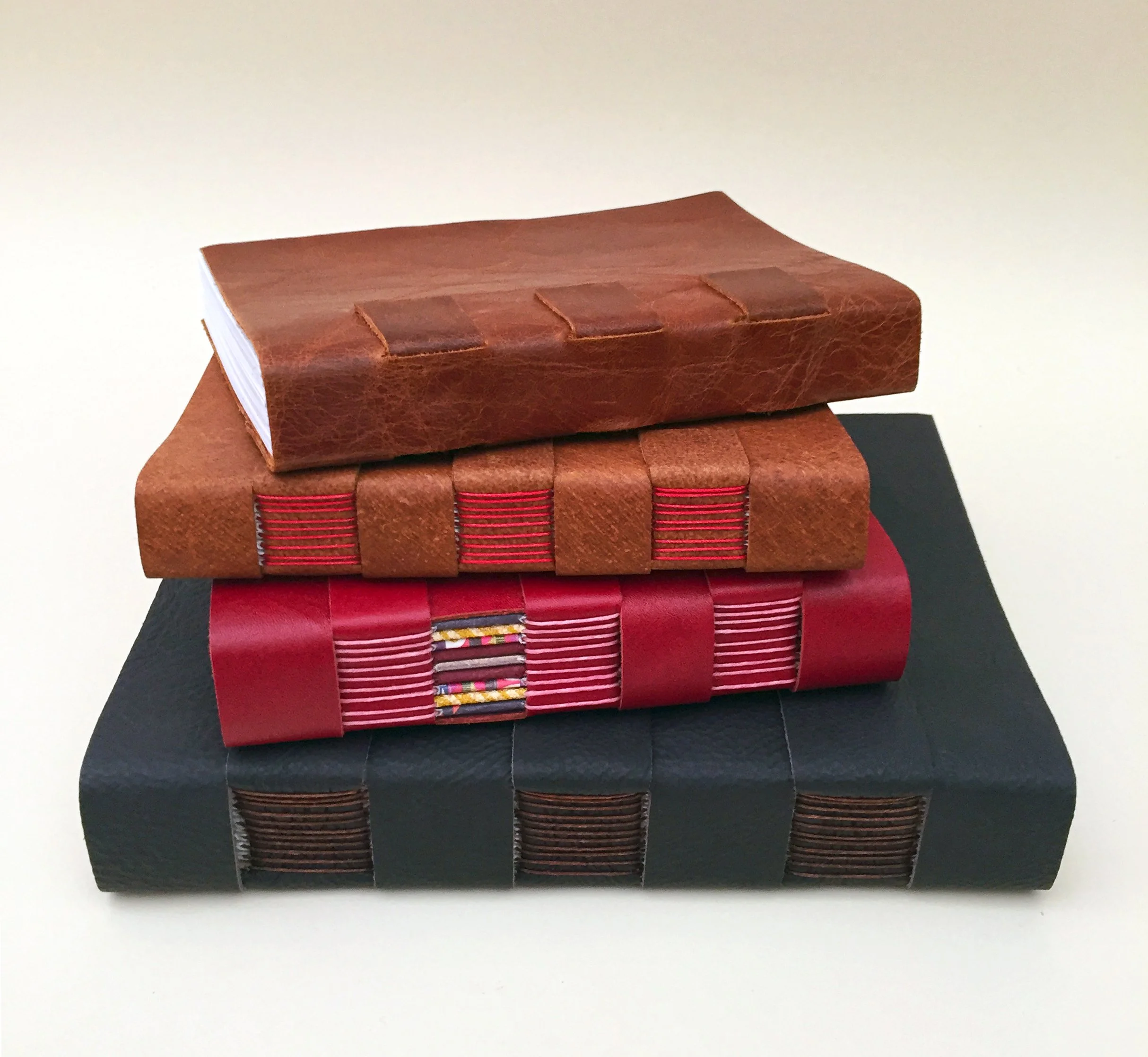 Sydney workshop: Leather journals (cross-structure binding)