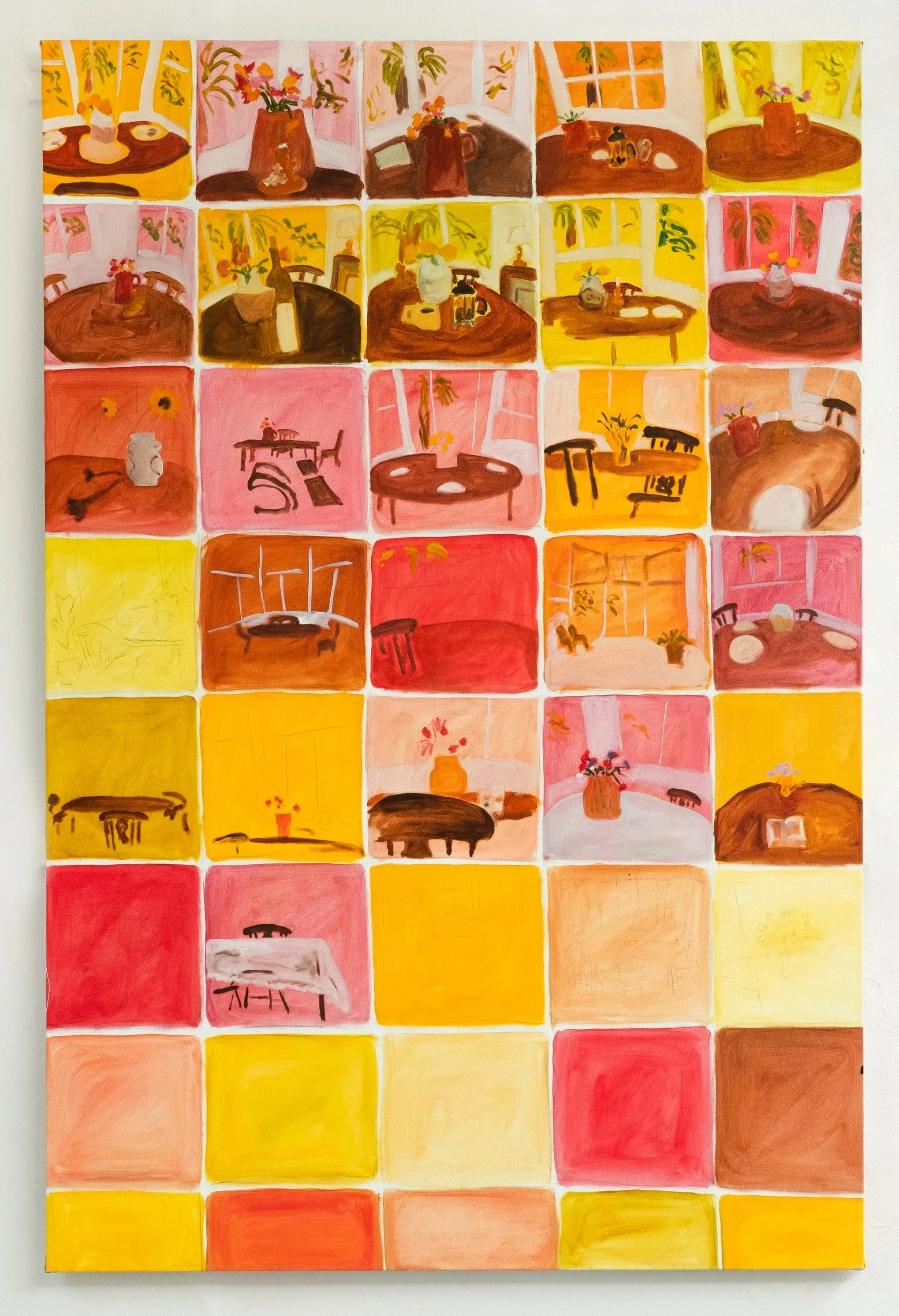 Time moves slow, 2022, Oil on canvas, 168x112 cm