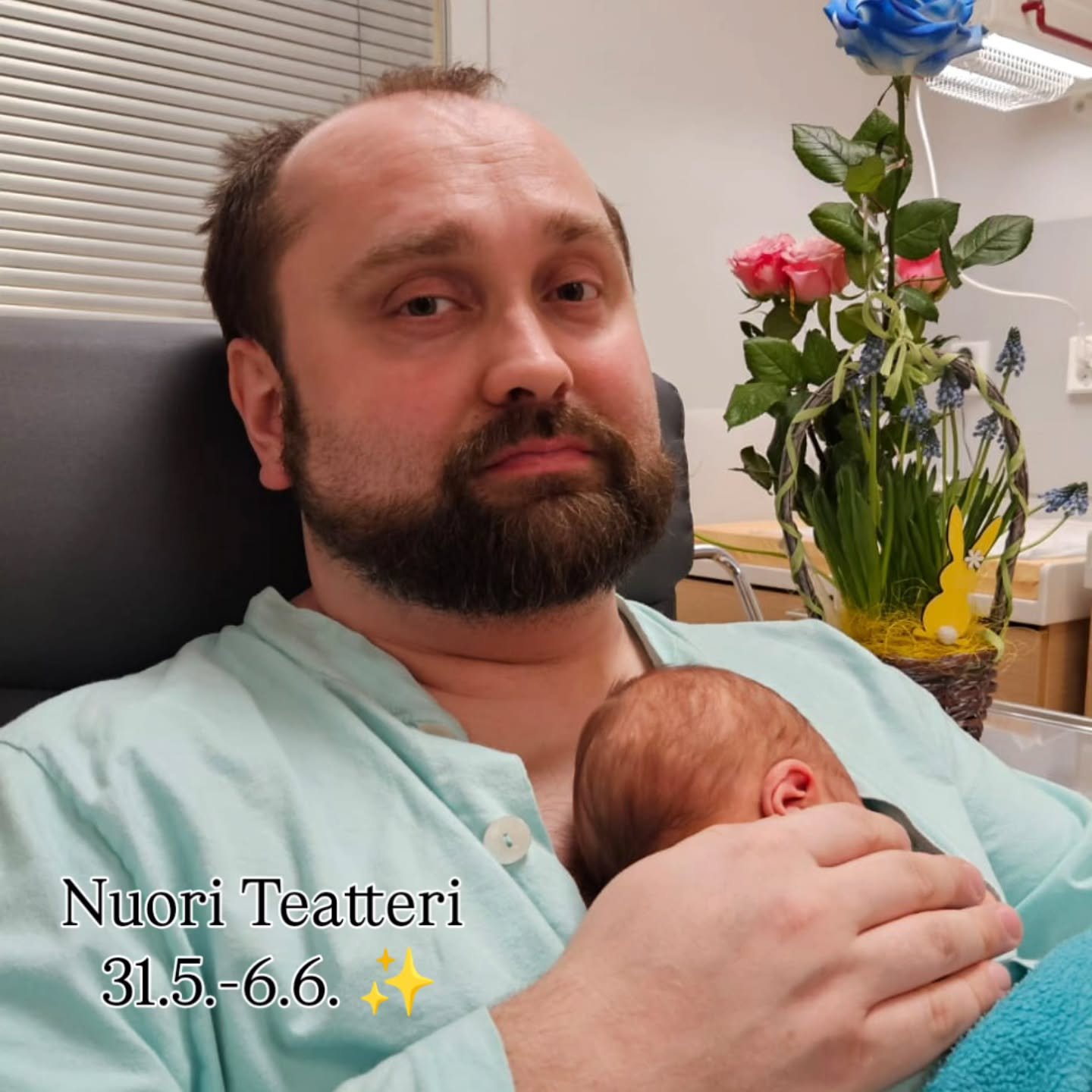 Nuori Teatteri -koulutustapahtuman 31.5.-6.6. ope-esittelyt p&auml;&auml;ttyv&auml;t leirin taiteelliseen vastaavaan Sami Sainioon 💚💚💚

"Nutelaiset ymm&auml;rt&auml;v&auml;t, miksi juuri t&auml;m&auml; kuva. Sanoin viime leirill&auml;, ett&au