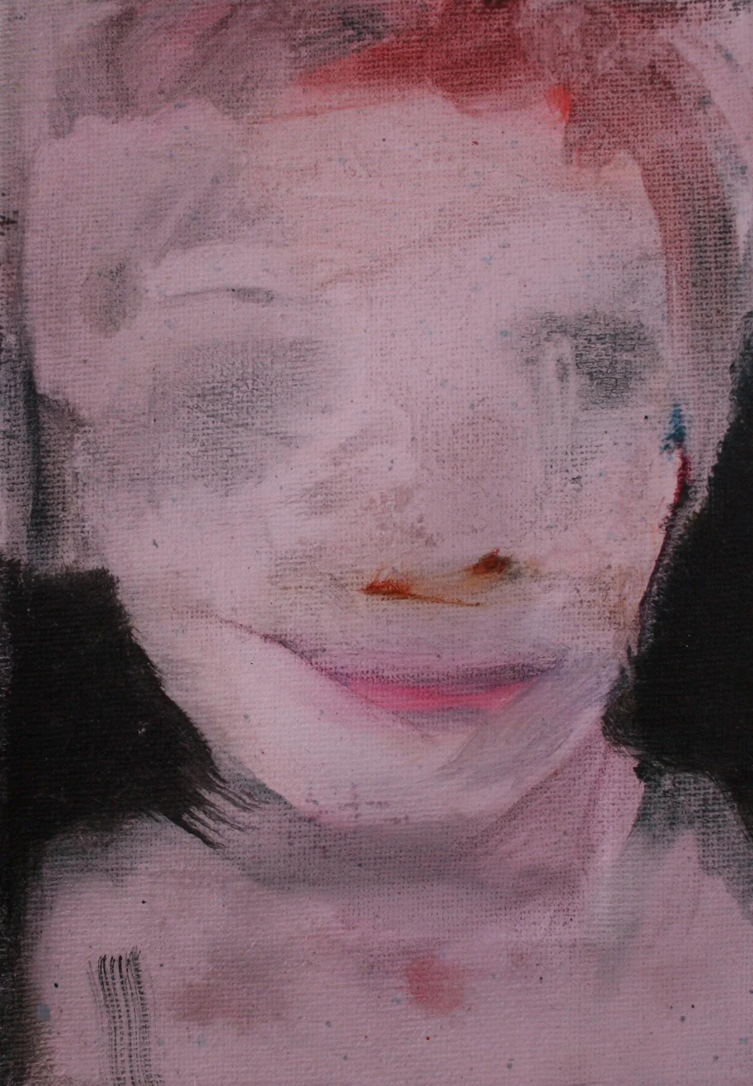 Smile 1. 15cm x 20cm. Oil on Canvas ( SOLD )