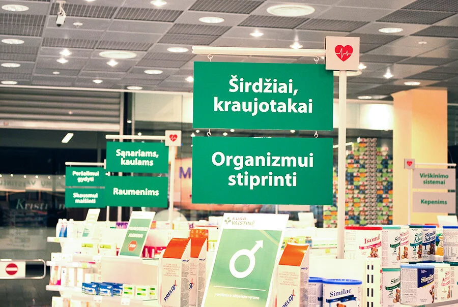 EUROVAISTINĖ. Vizulainė navigacija.