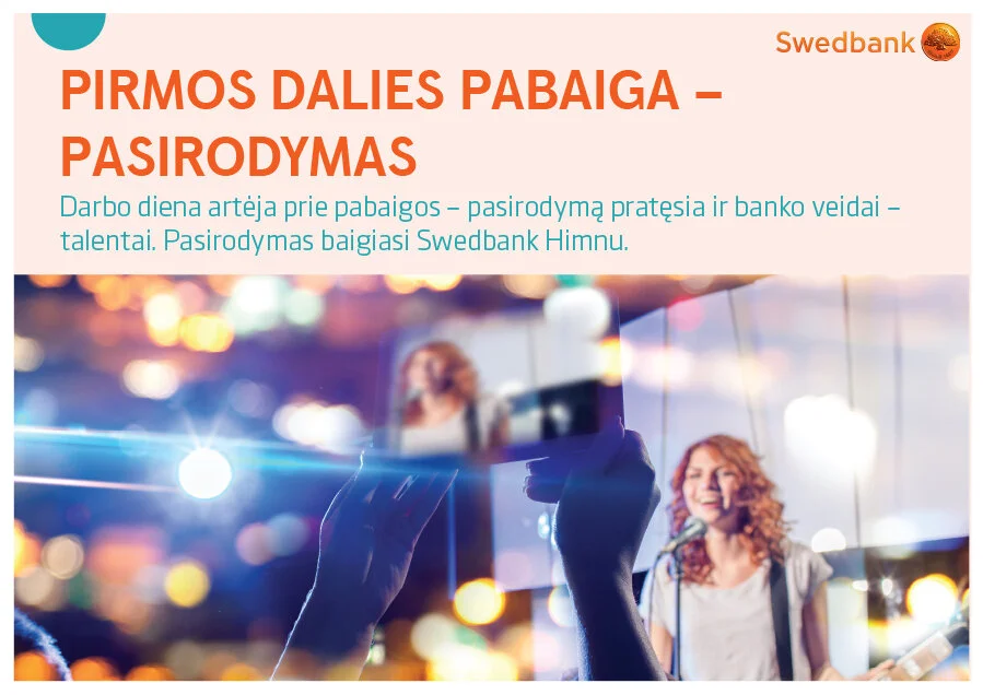 SWEDBANK pasiūlymo prezentacija