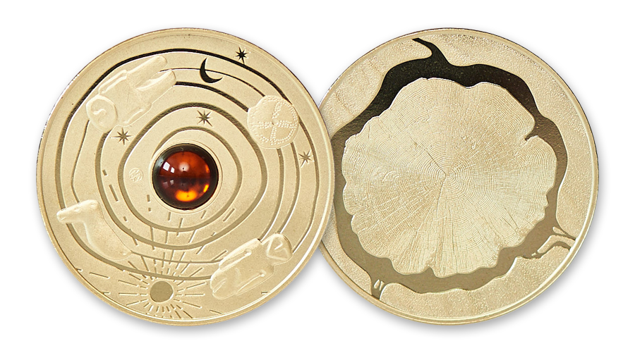 Medal AMBER - BALTIC GOLD