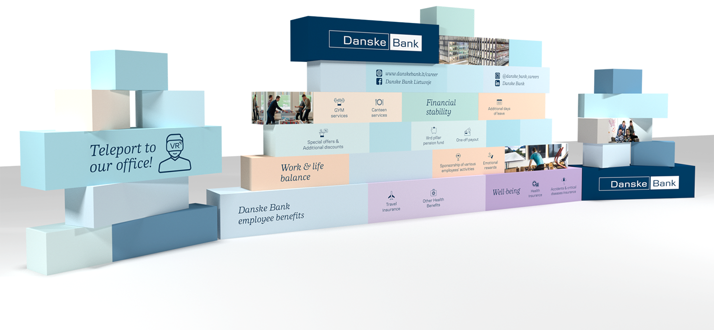 danske bank modular stand