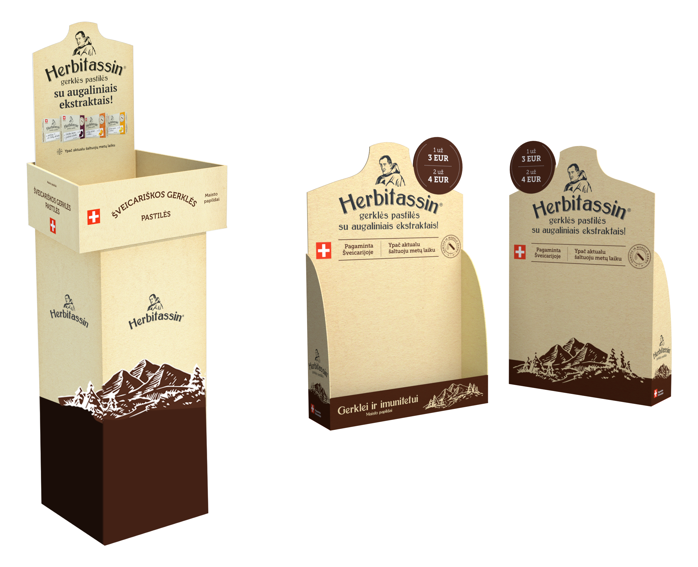HERBITASSIN display and stand