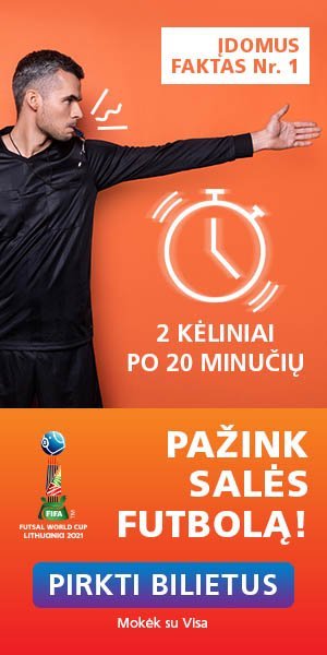 
FIFA Futsal World Cup Lithuania 2021™ banner